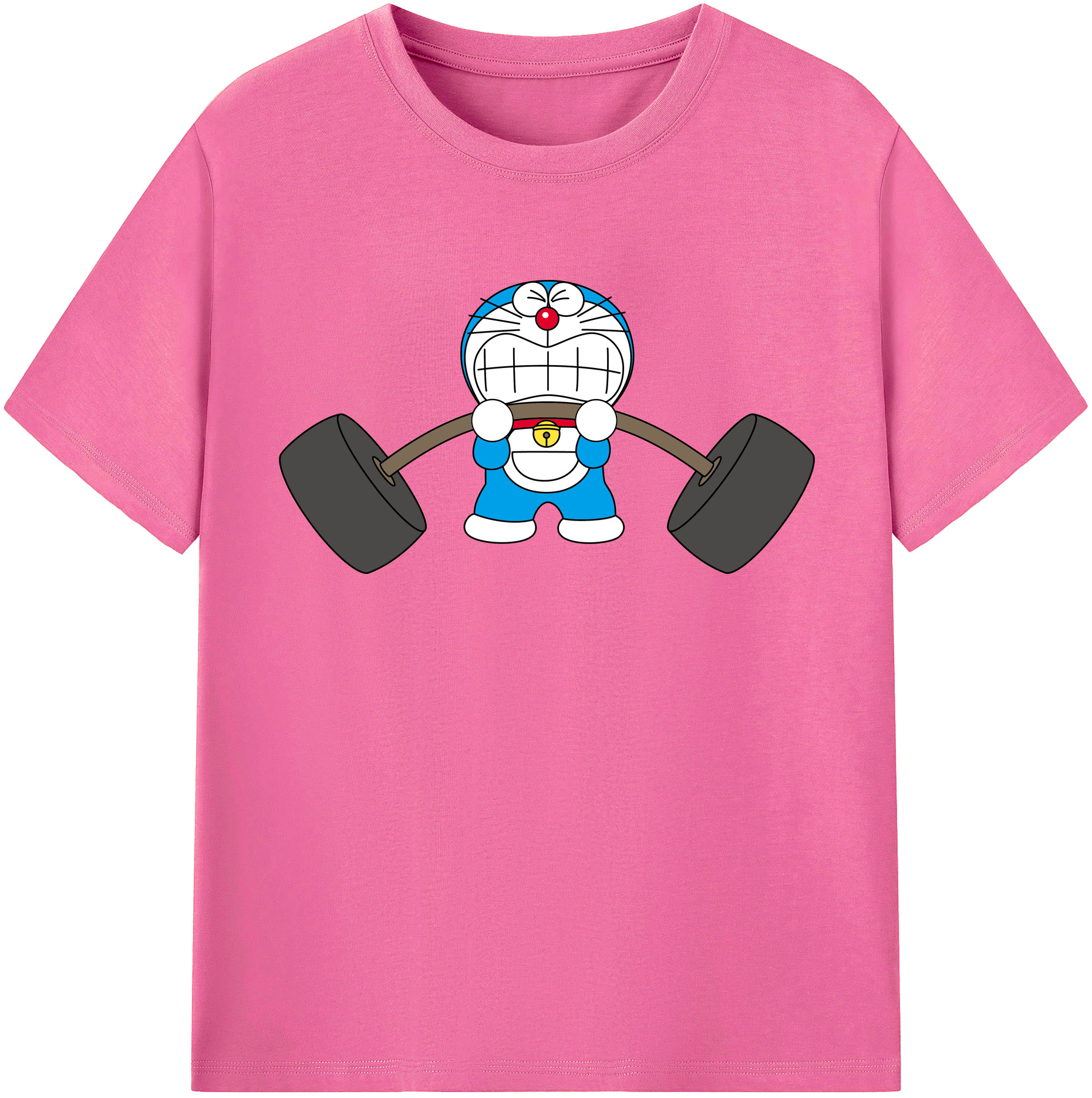 （画像用） ドラえもん Doraemon レディースカジュアルプリントTシャツ（綿100％）